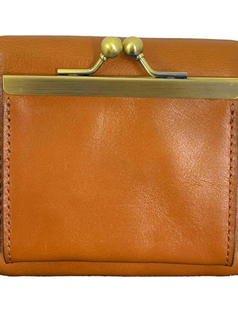 Patricia Nash Leather Reiti Bifold Wallet With Kiss Lock Frame Pocket - Picture 7 of 8